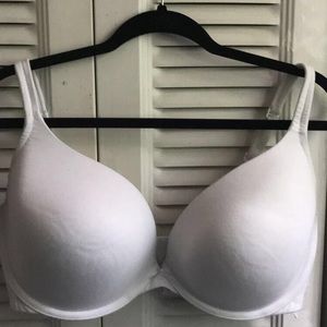 White Cacique Plunge bra